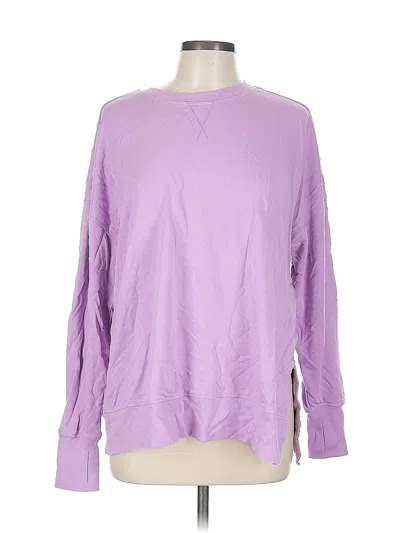 Pre-owned Sweaty Betty Pullover Sweater In Purple