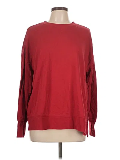 Pre-owned Sweaty Betty Pullover Sweater In Red