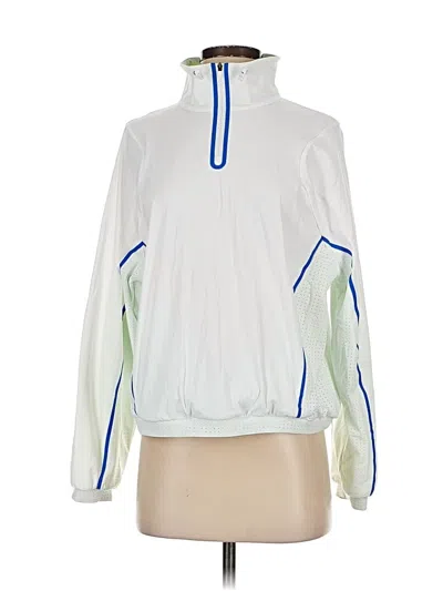 Pre-owned Sweaty Betty Pullover Sweater In White