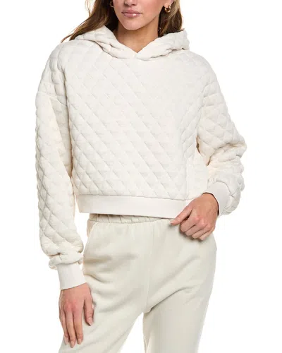 Sweaty Betty Quilted Hoody In White