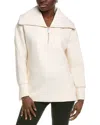 Sweaty Betty Radiant 1/2-zip Sweatshirt In Beige