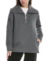 Sweaty Betty Women's Radiant 1/4-zip Sweatshirt In Grey