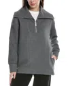 Sweaty Betty Women's Radiant 1/4-zip Sweatshirt In Grey