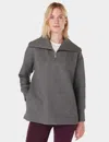 Sweaty Betty Women's Radiant 1/4-zip Sweatshirt In Grey