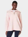 Sweaty Betty Radiant Half Zip Sweatshirt In Pink