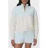 Sweaty Betty Revive Colorblock Half Zip Sweatshirt