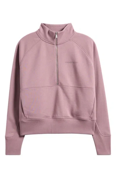 Sweaty Betty Revive Half Zip Sweatshirt In Pink