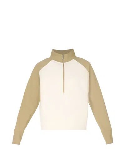 Sweaty Betty Revive Half-zip Sweatshirt In Neutral