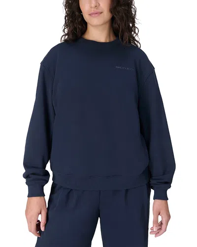 Sweaty Betty Revive Sweatshirt In Blue