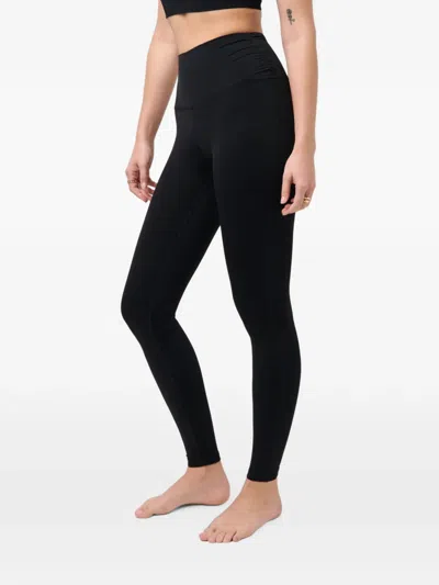 Sweaty Betty Ruched-detail Leggings In Black