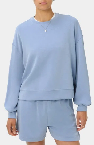Sweaty Betty Sand Wash Cloud Sweatshirt In Blue