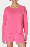 Sweaty Betty Sand Wash Cloudweight Sweatshirt In Beet Pink