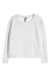 Sweaty Betty Sand Wash Cloudweight Sweatshirt In Ice Grey Marl