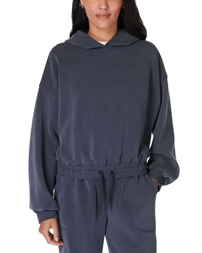 SWEATY BETTY SAND WASH CROP HOODED SWEATSHIRT