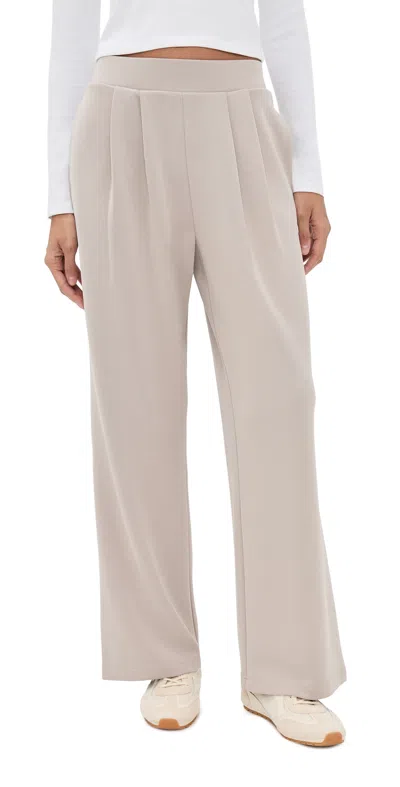 Sweaty Betty Sand Wash Wide Leg Trousers Dusk Beige In White