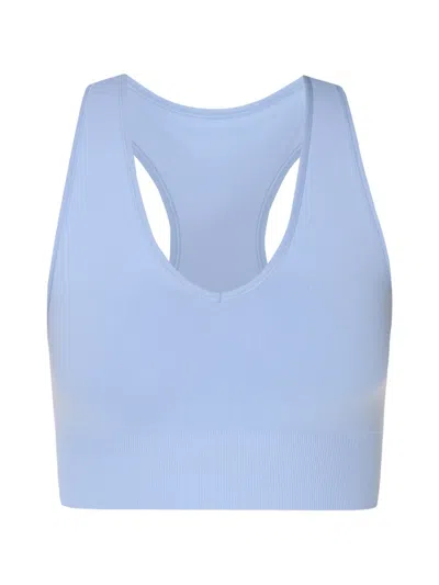 Sweaty Betty Seamless Racerback Sports Bra In Blue