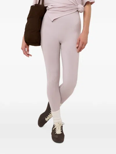 Sweaty Betty Seamless Ribbed-knit Leggings In Pink