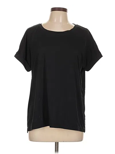 Pre-owned Sweaty Betty Short Sleeve T-shirt In Black