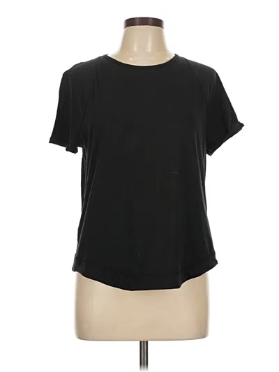 Pre-owned Sweaty Betty Short Sleeve T-shirt In Black