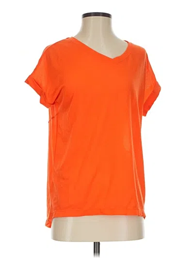 Pre-owned Sweaty Betty Short Sleeve T-shirt In Orange