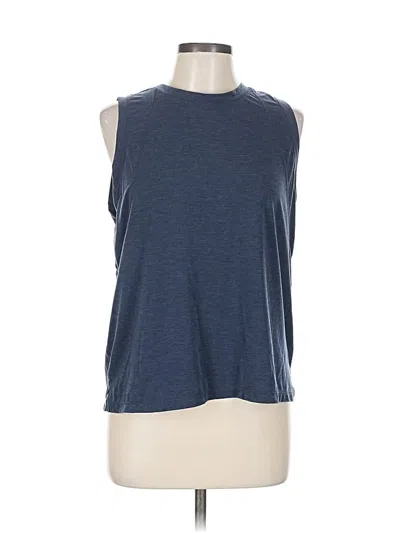 Pre-owned Sweaty Betty Sleeveless T-shirt In Blue