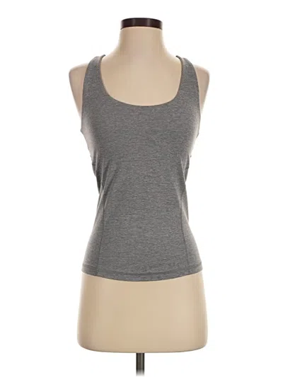 Pre-owned Sweaty Betty Sleeveless Top Gray Halter Neckline Tops