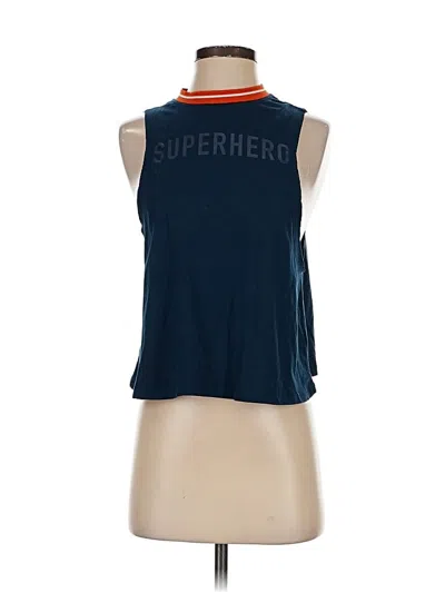 Pre-owned Sweaty Betty Sleeveless T-shirt In Blue