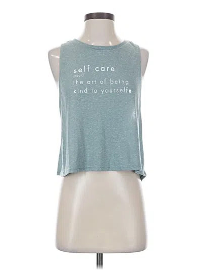 Pre-owned Sweaty Betty Sleeveless T-shirt In Blue