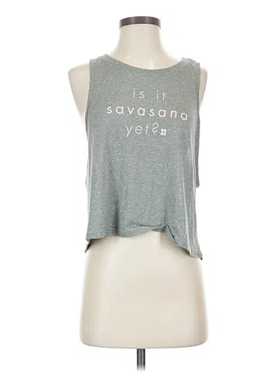 Pre-owned Sweaty Betty Sleeveless T-shirt In Gray