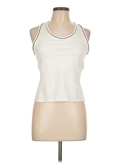 Pre-owned Sweaty Betty Sleeveless T-shirt In White