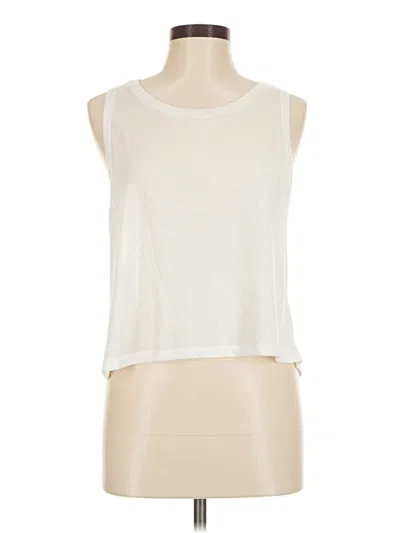 Pre-owned Sweaty Betty Sleeveless T-shirt In White