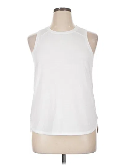 Pre-owned Sweaty Betty Sleeveless T-shirt In White