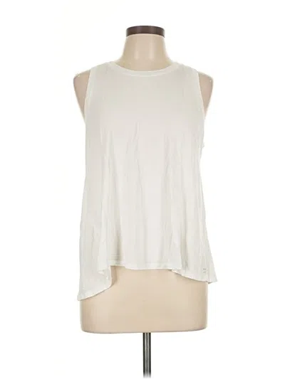 Pre-owned Sweaty Betty Sleeveless T-shirt In White
