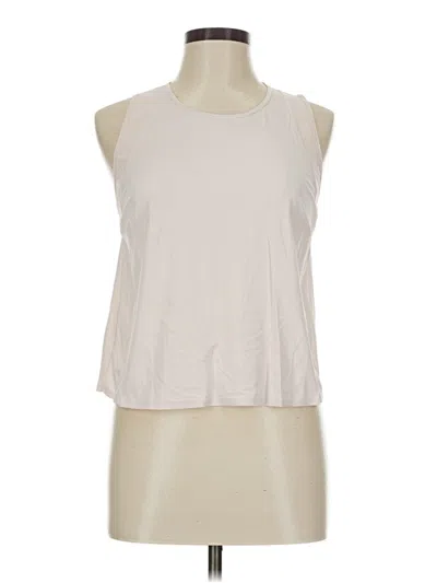Pre-owned Sweaty Betty Sleeveless T-shirt In White