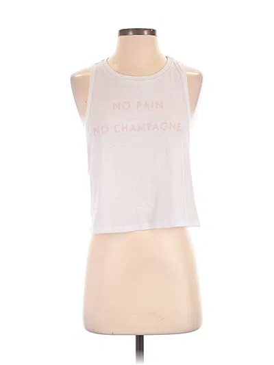Pre-owned Sweaty Betty Sleeveless T-shirt In White