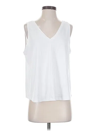 Pre-owned Sweaty Betty Sleeveless T-shirt In White