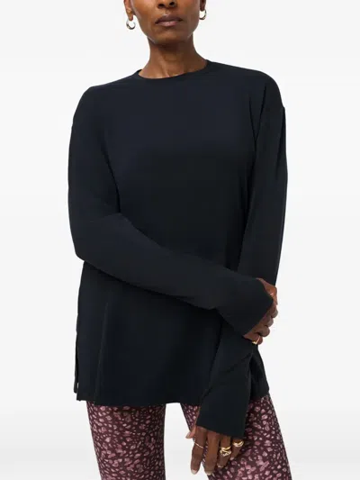 Sweaty Betty Soft Flow Studio Long-sleeve T-shirt In Blue