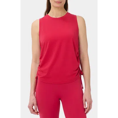 Sweaty Betty Soft Flow Studio Ruched Tank In Red