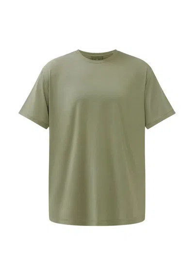 Sweaty Betty Soft Flow Studio Side-slit T-shirt In Green
