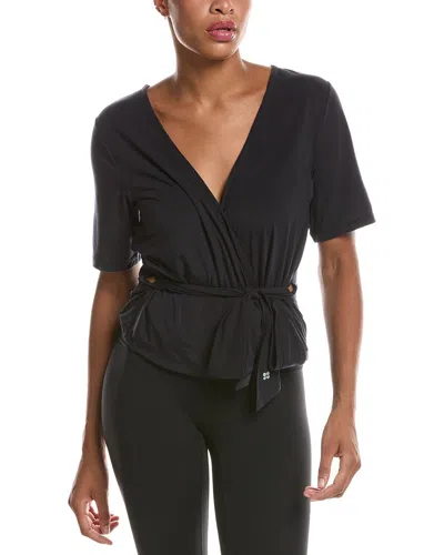 Sweaty Betty Soft Flow Studio Wear Your Way T-shirt In Black