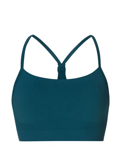 Sweaty Betty Spirit Restored Yoga Bra In Blue