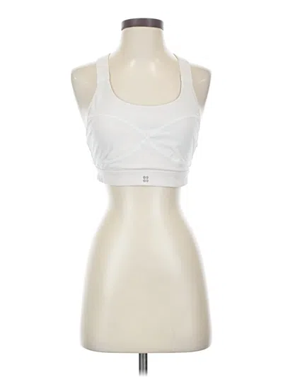 Pre-owned Sweaty Betty Sports Bra In White