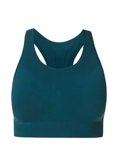 Sweaty Betty Stamina Racerback Sports Bra In Green