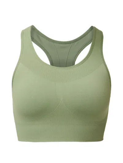 Sweaty Betty Stamina Seamless Racerback Sports Bra In Green
