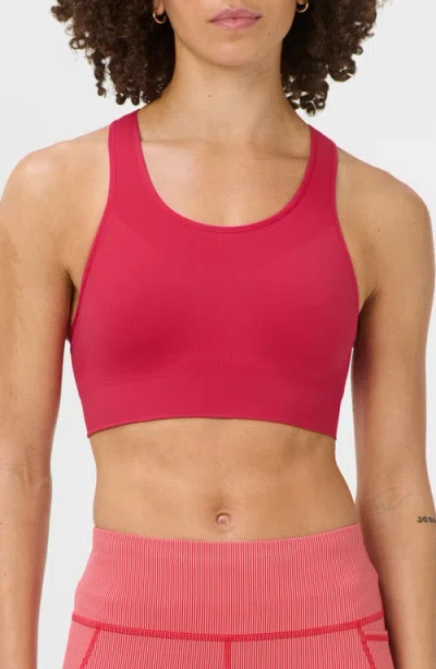 Sweaty Betty Stamina Seamless Sports Bra In Pink