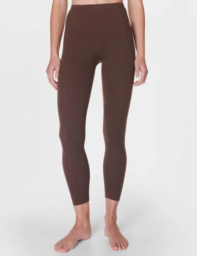 Sweaty Betty Super Soft 7/8 Yoga Leggings In Brown