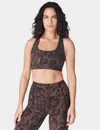 Sweaty Betty Super Soft Reversible Yoga Bra In Brown