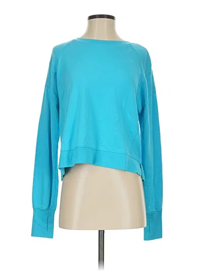 Pre-owned Sweaty Betty Sweatshirt In Blue