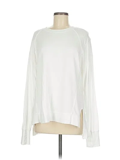 Pre-owned Sweaty Betty Sweatshirt In White