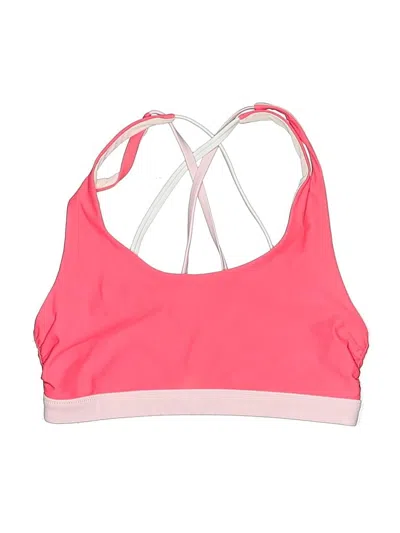 Pre-owned Sweaty Betty Swimsuit Top Pink Swimwear